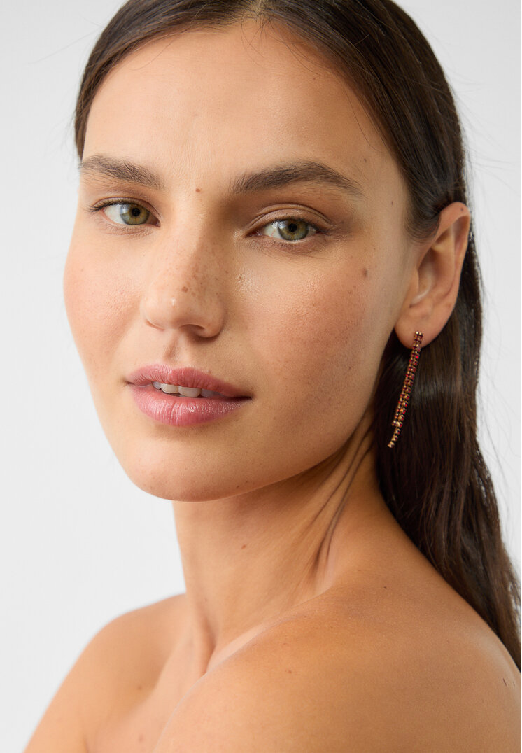 set 9 pendientes aros y brillos