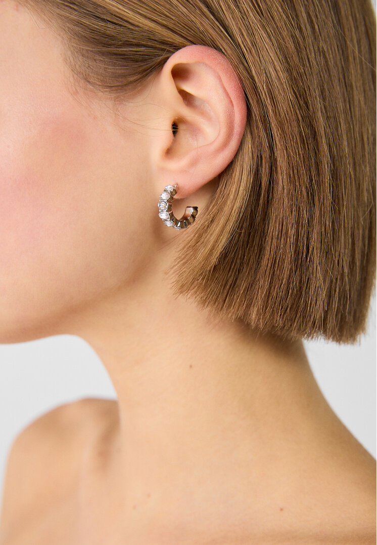 set 9 pendientes aros y brillos