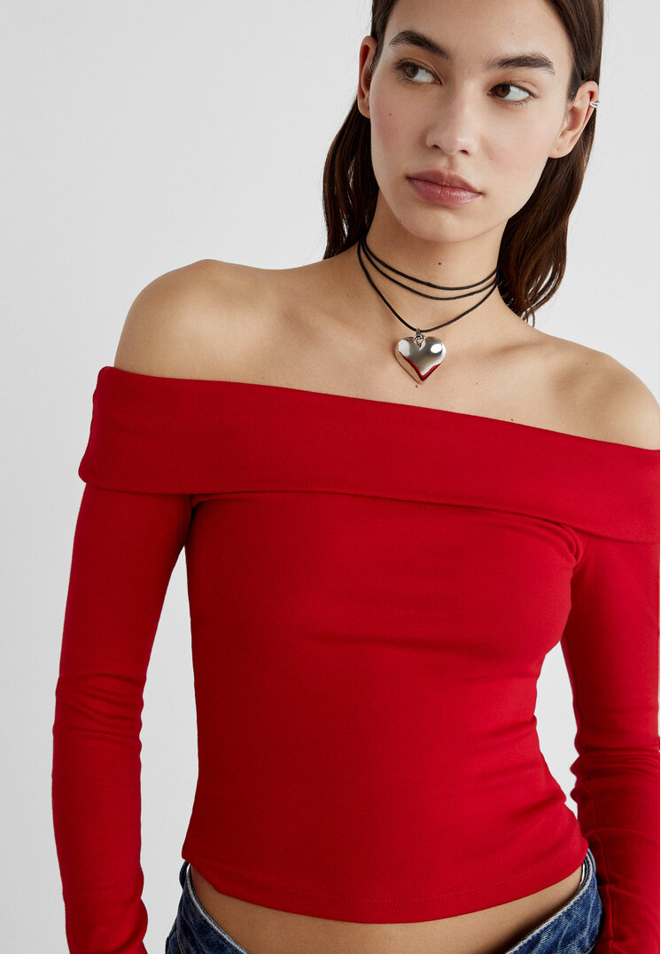 collar charm corazon
