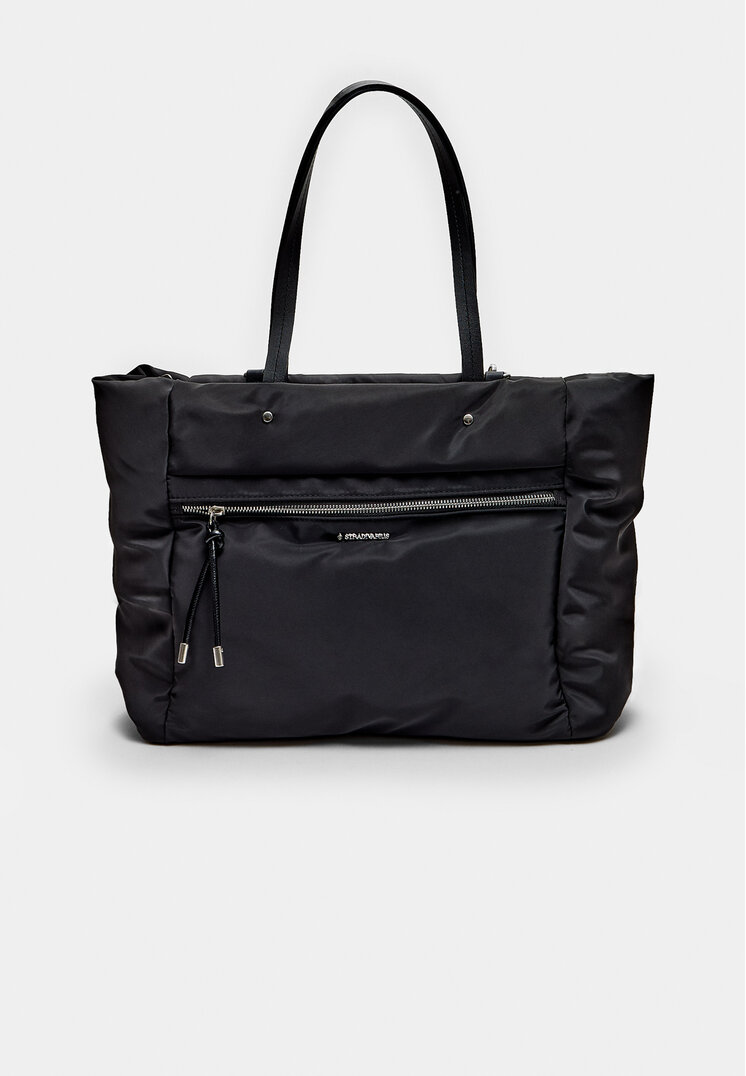 bolso shopper tejido