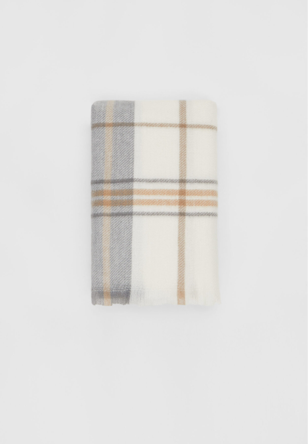 Basic checked scarf