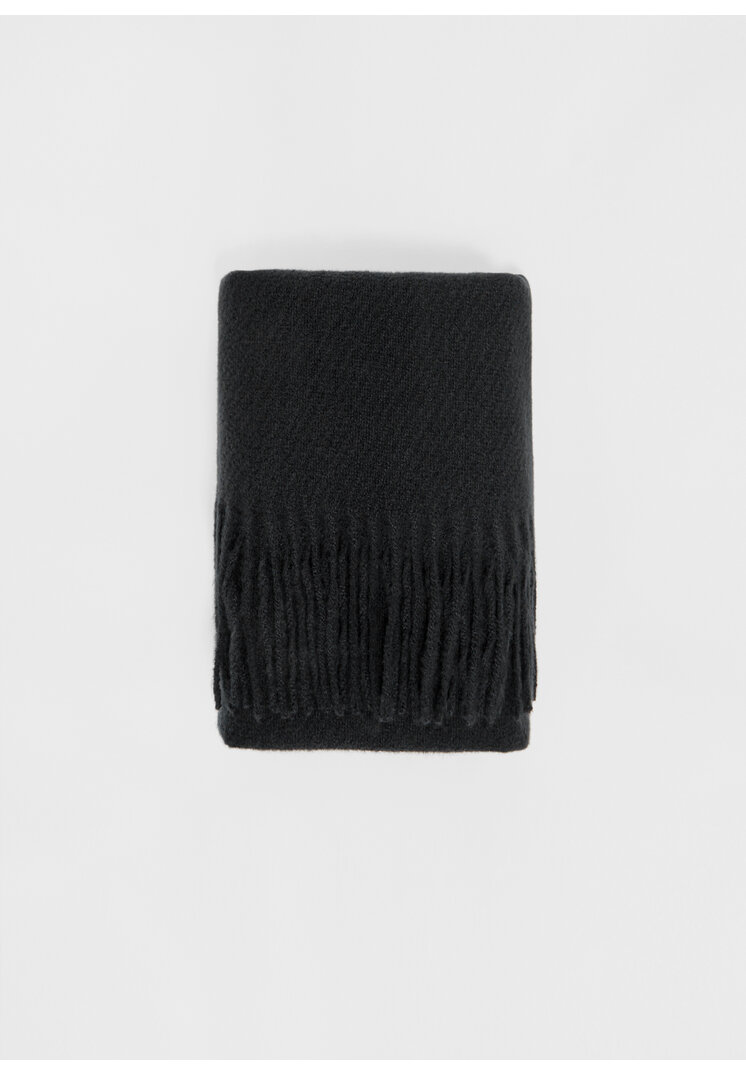 Stradivarius Fular Cu Fir Periat Negru Os
