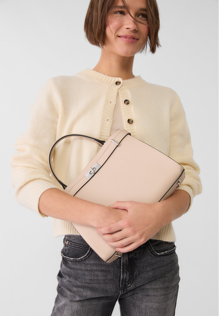 bolso tote hebilla