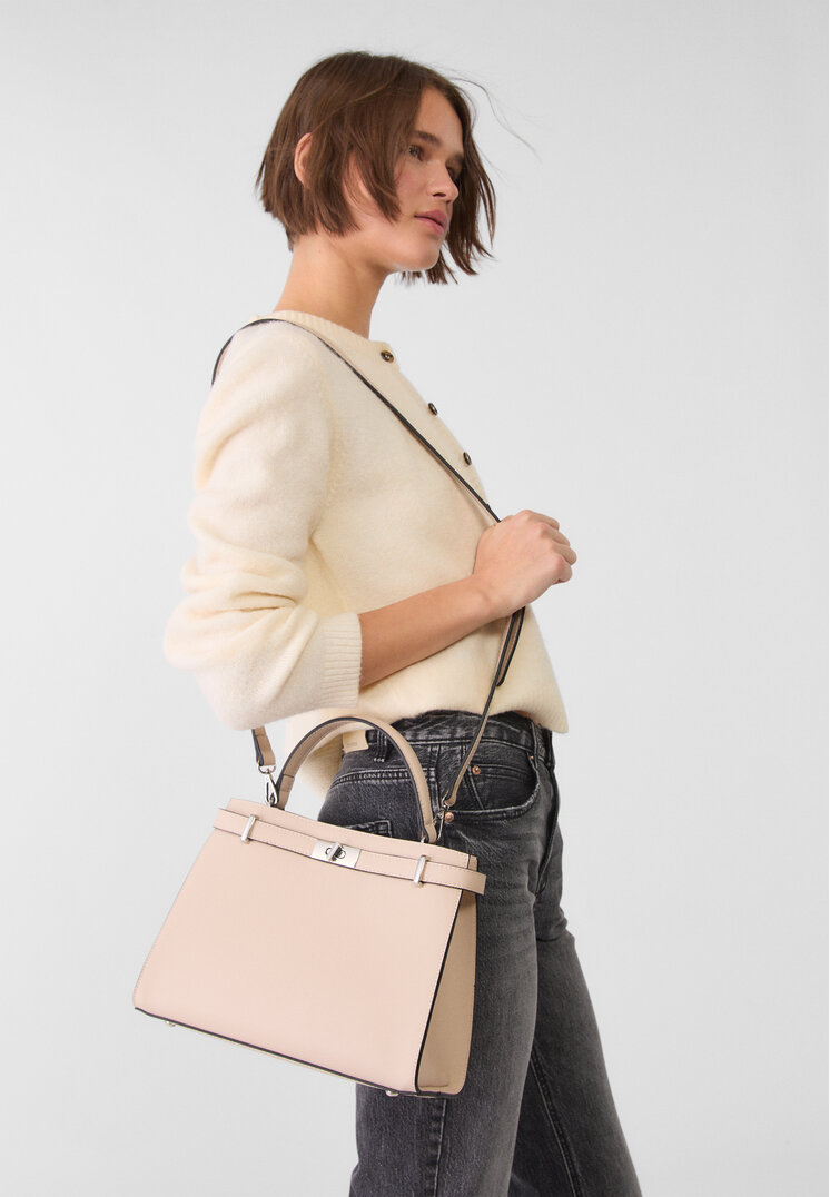 bolso tote hebilla
