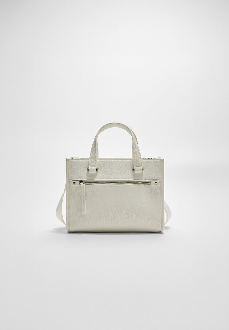 bolso tote cremallera