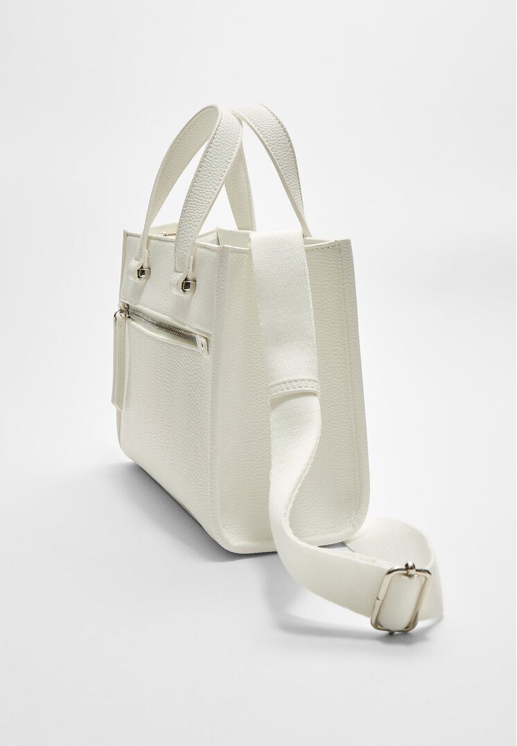 bolso tote cremallera