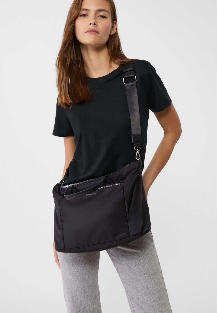 bolso shopper cremallera