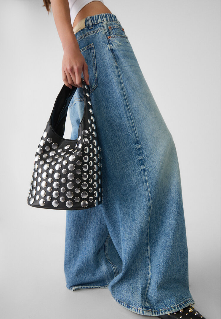 bolso hombro tachas