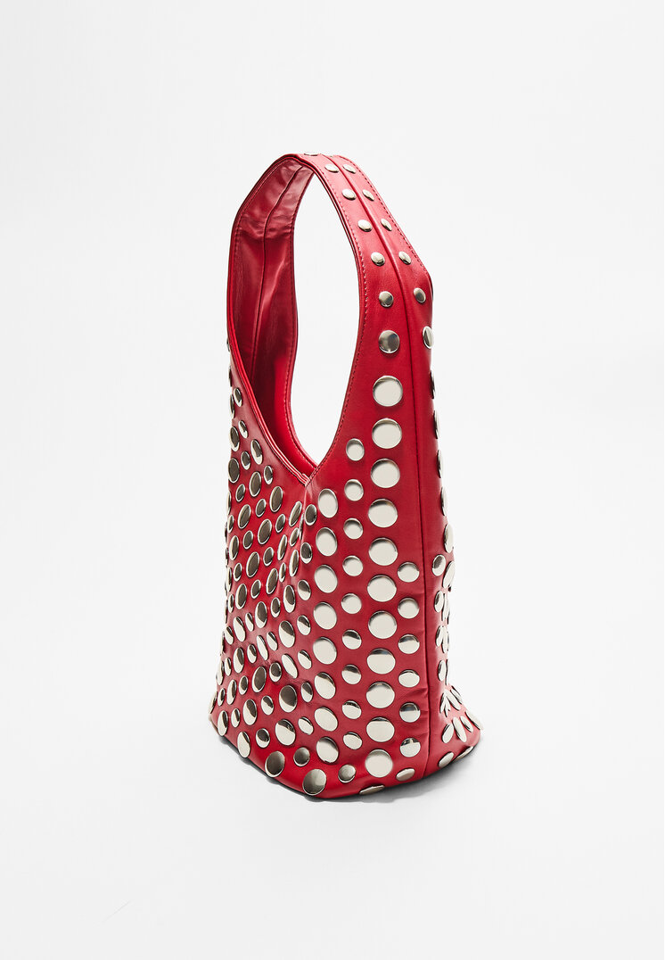 bolso hombro tachas
