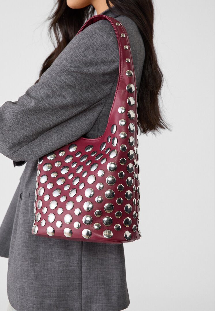 bolso hombro tachas
