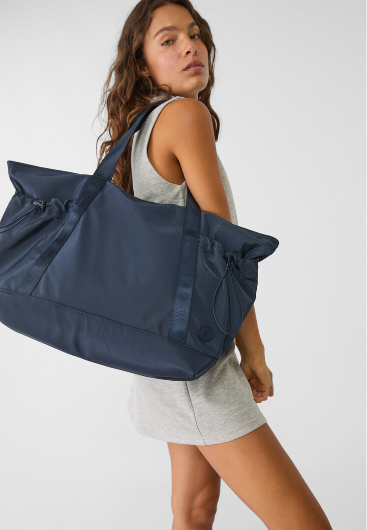 bolso shopper tejido