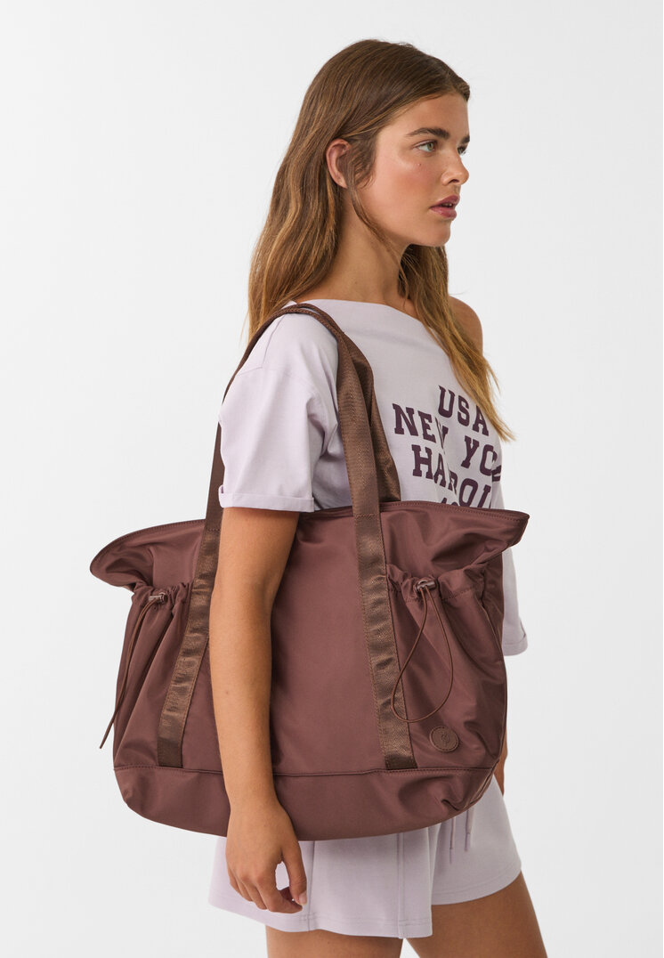 bolso shopper tejido