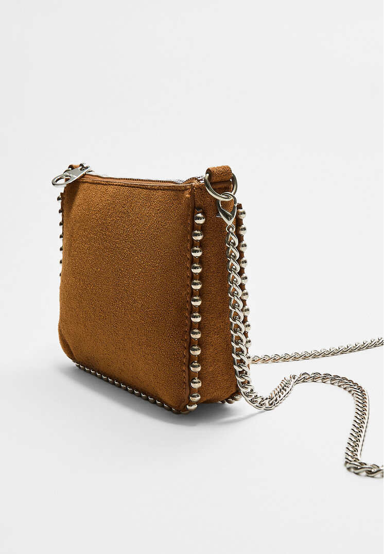 mini bolso bolitas efecto ante