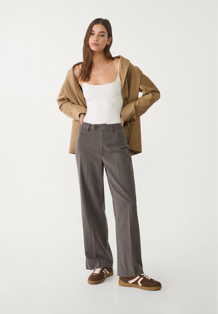 pantalon vestir recto