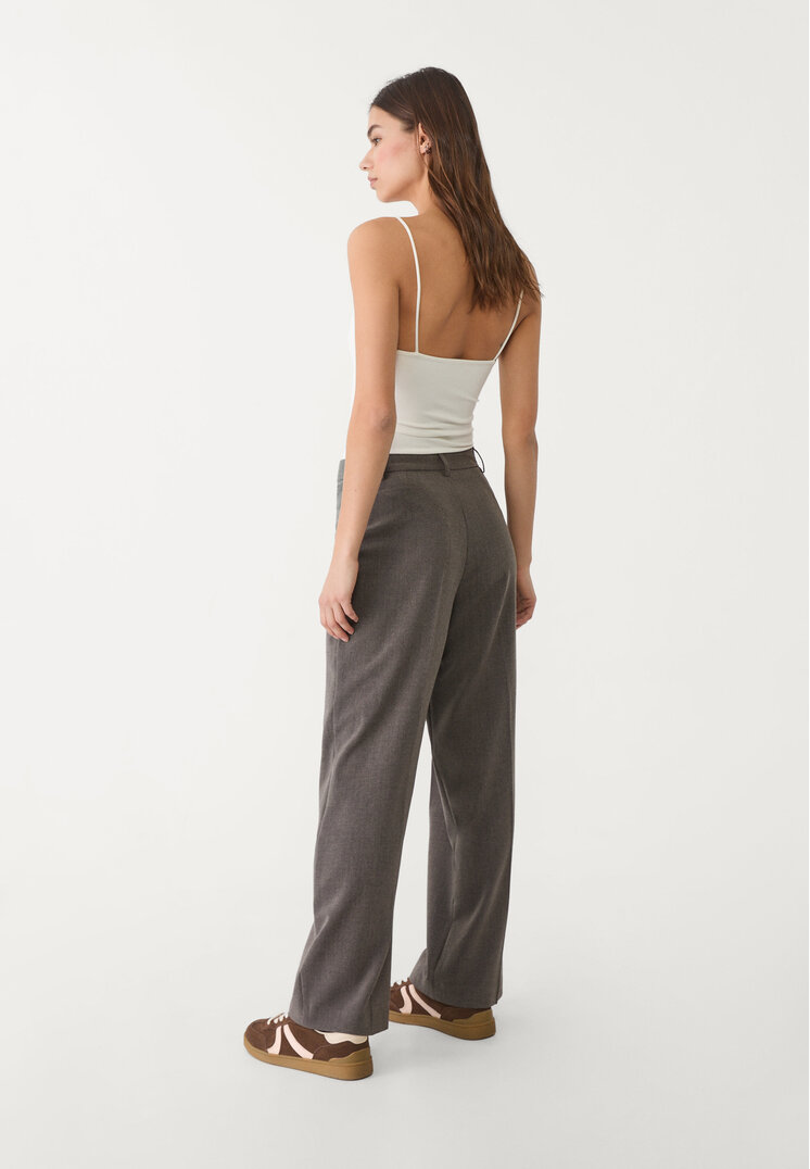 pantalon vestir recto