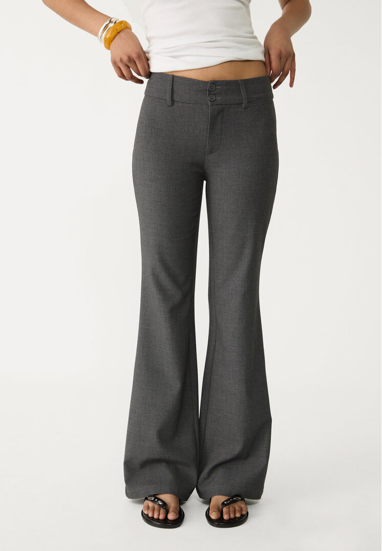 pantalon flare vestir