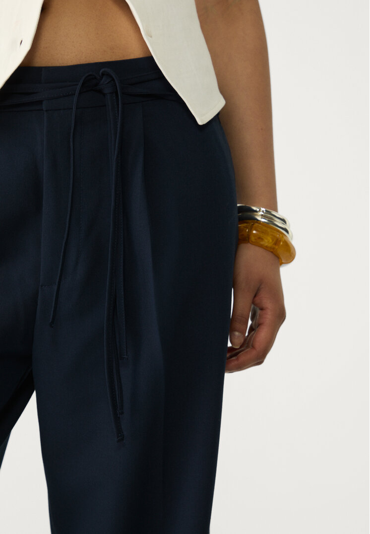 pantalon super wide leg cinturones