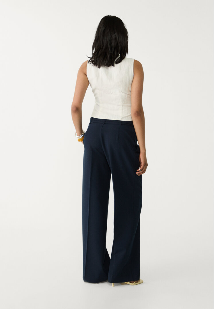 pantalon super wide leg cinturones