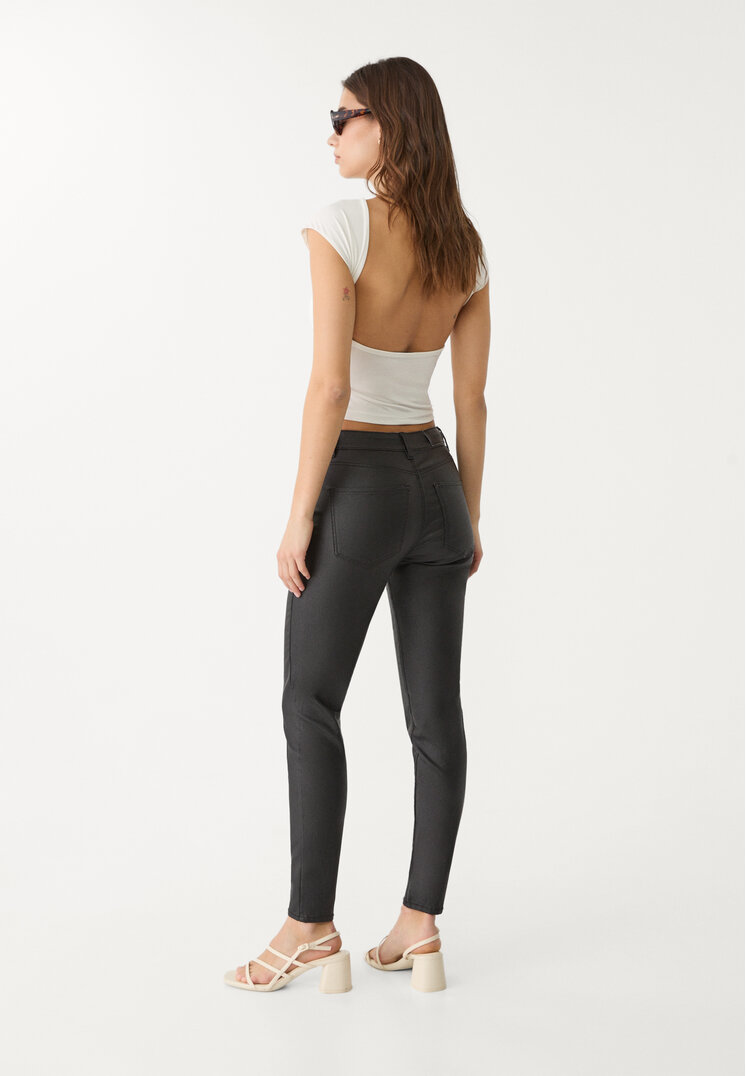 pantalon coating low waist