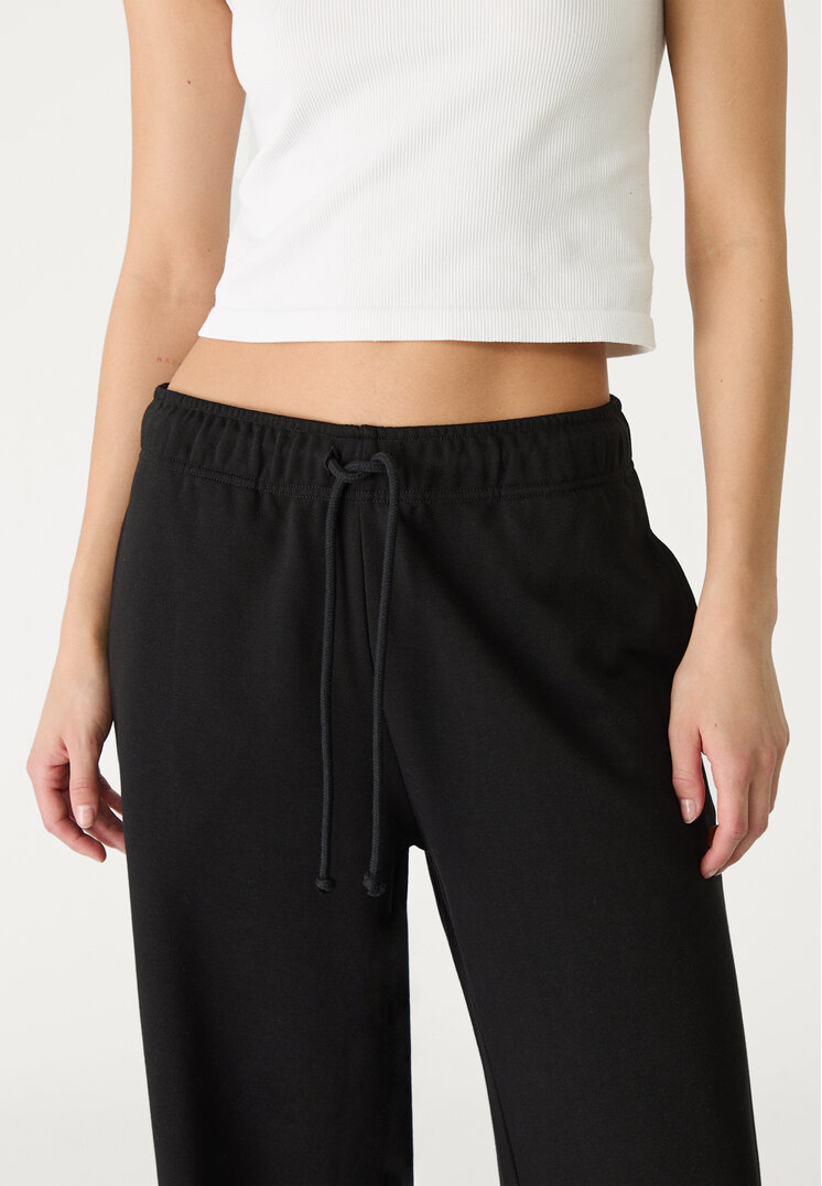 pantalon jogger wide leg