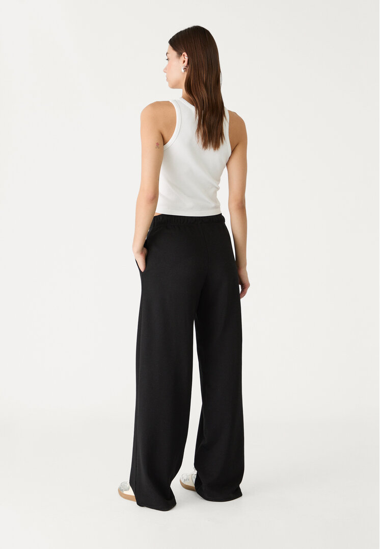 pantalon jogger wide leg