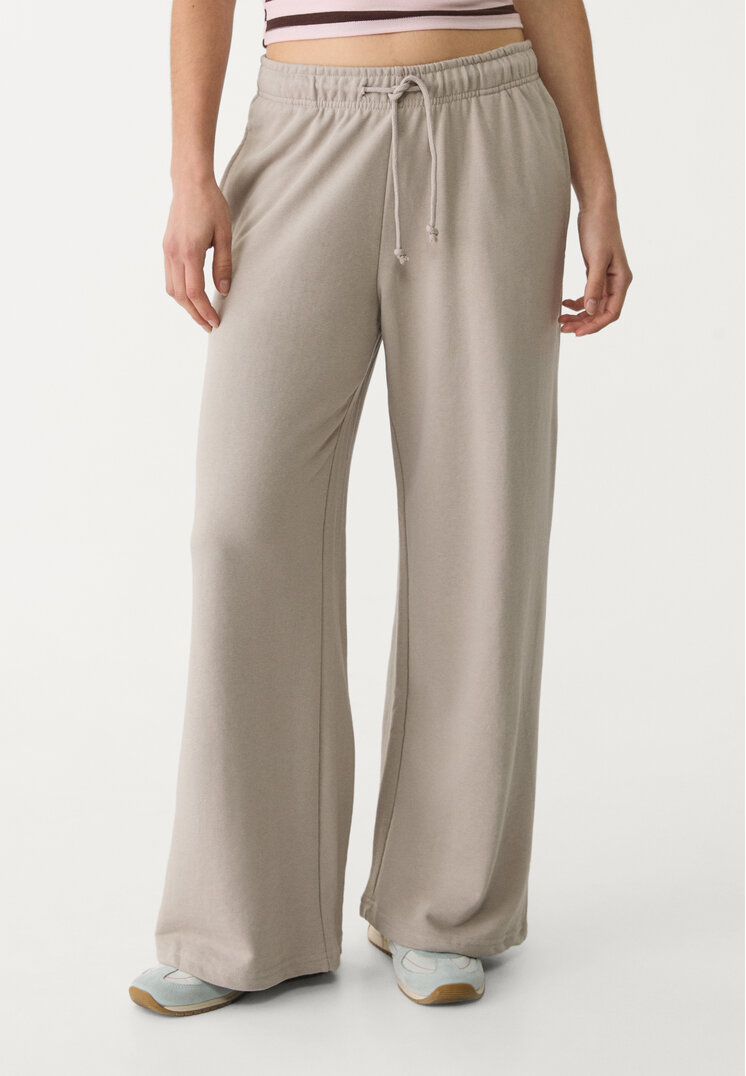 pantalon jogger wide leg