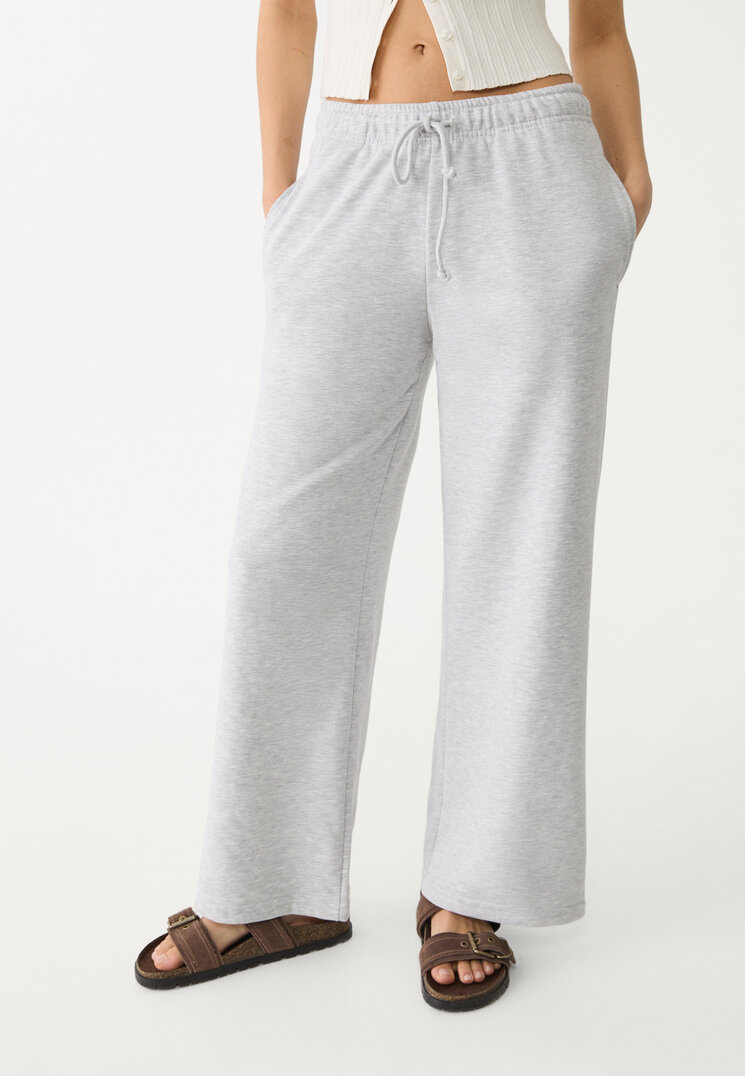 pantalon jogger wide leg