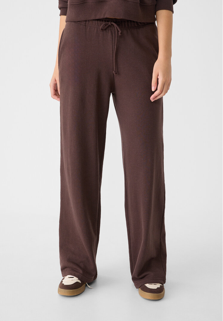 pantalon jogger wide leg