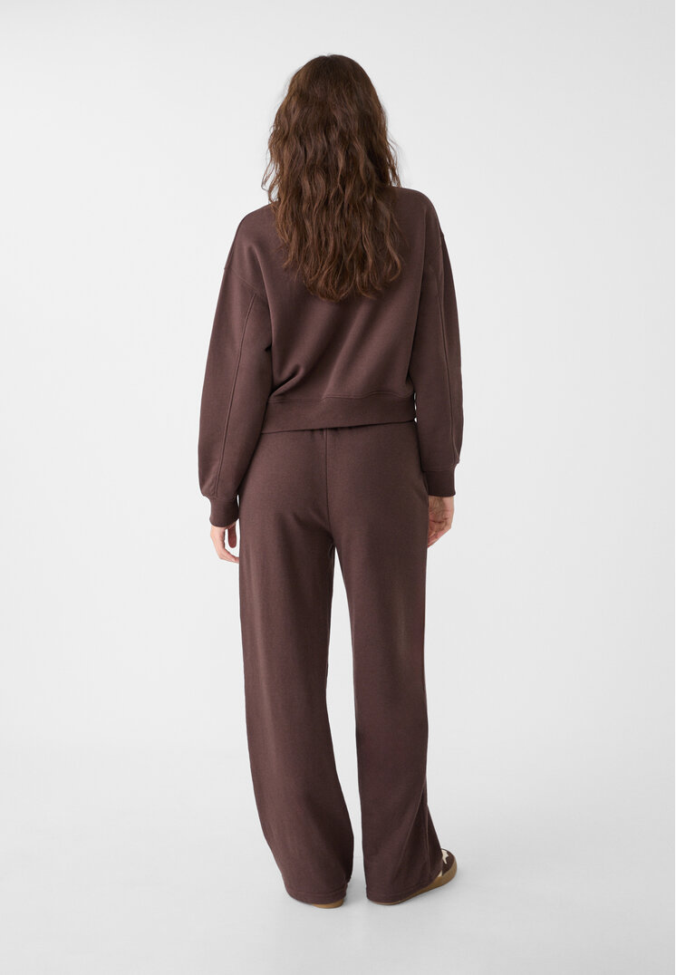 pantalon jogger wide leg