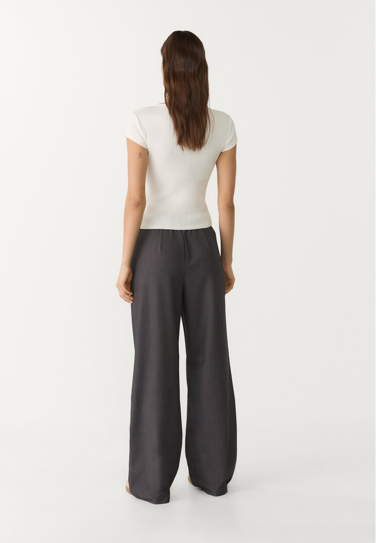 pantalon de vestir recto