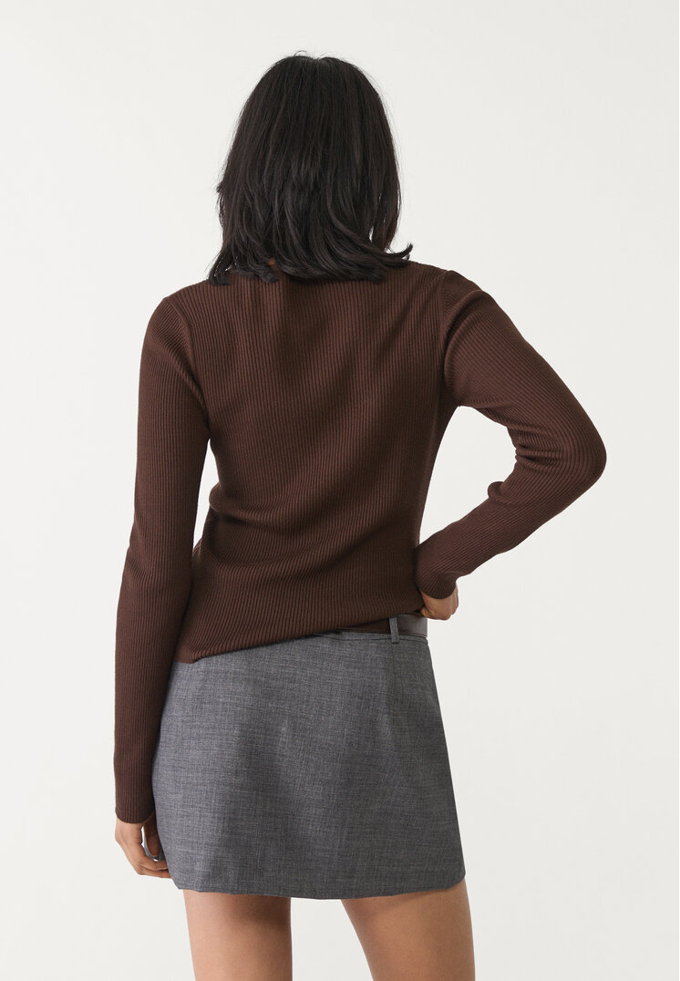 falda pantalon cruzada cinturon