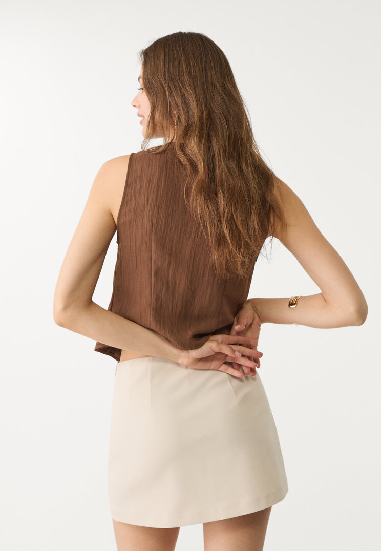 falda pantalon abertura lateral