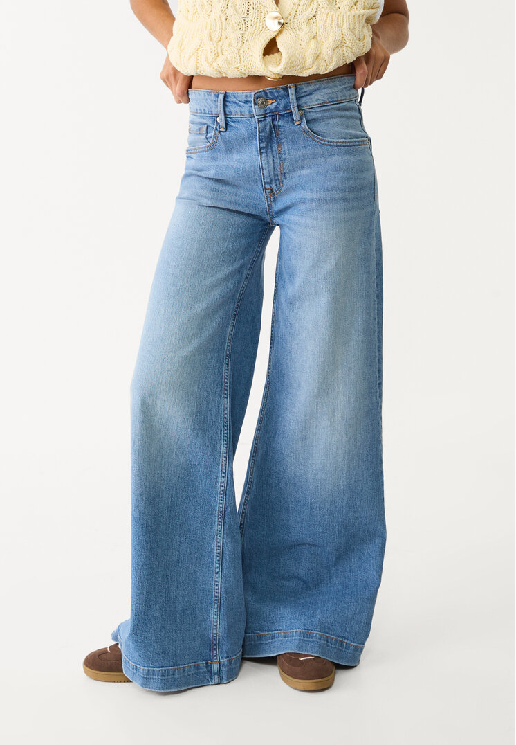 d71 jeans wide leg flare comfort