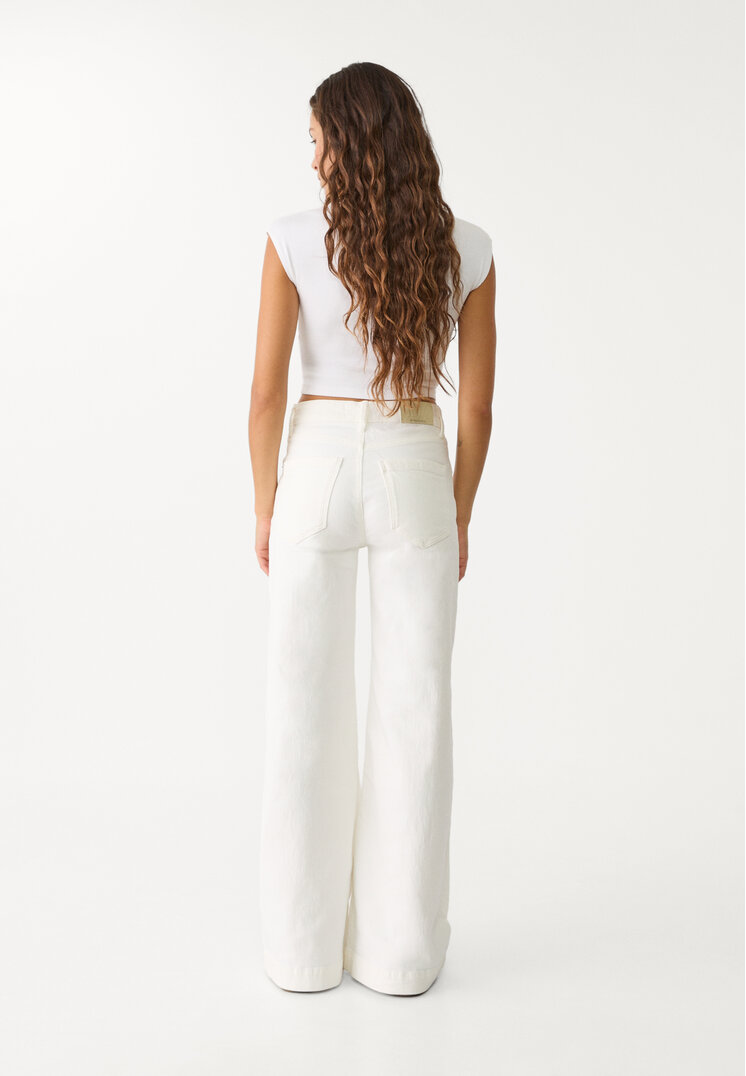 d71 jeans wide leg flare comfort