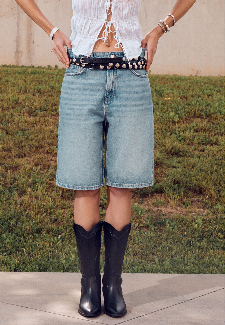d95 jort bermuda denim