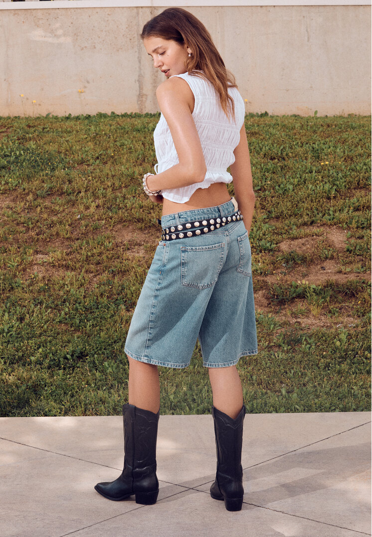 d95 jort bermuda denim