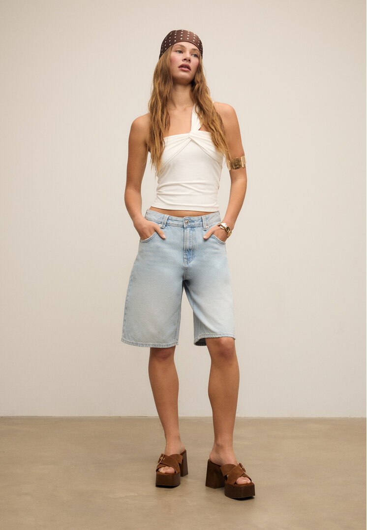 d95 jort bermuda denim