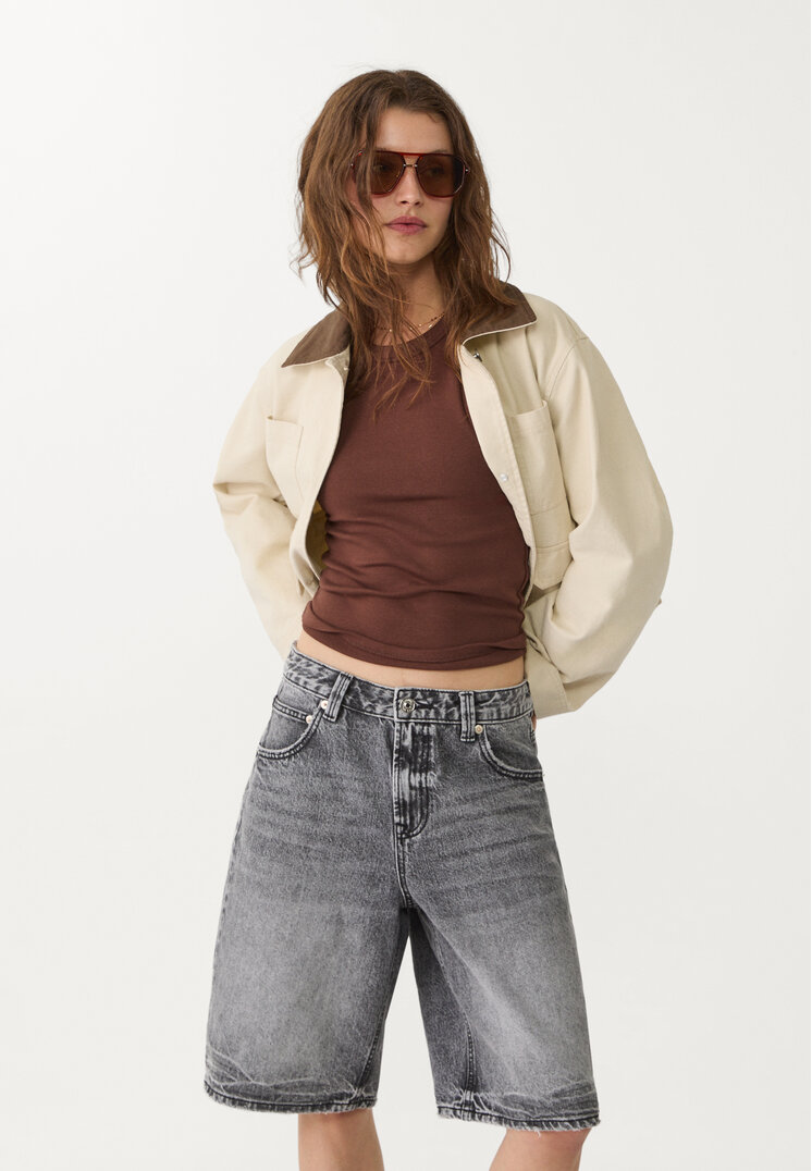 d95 jort bermuda denim