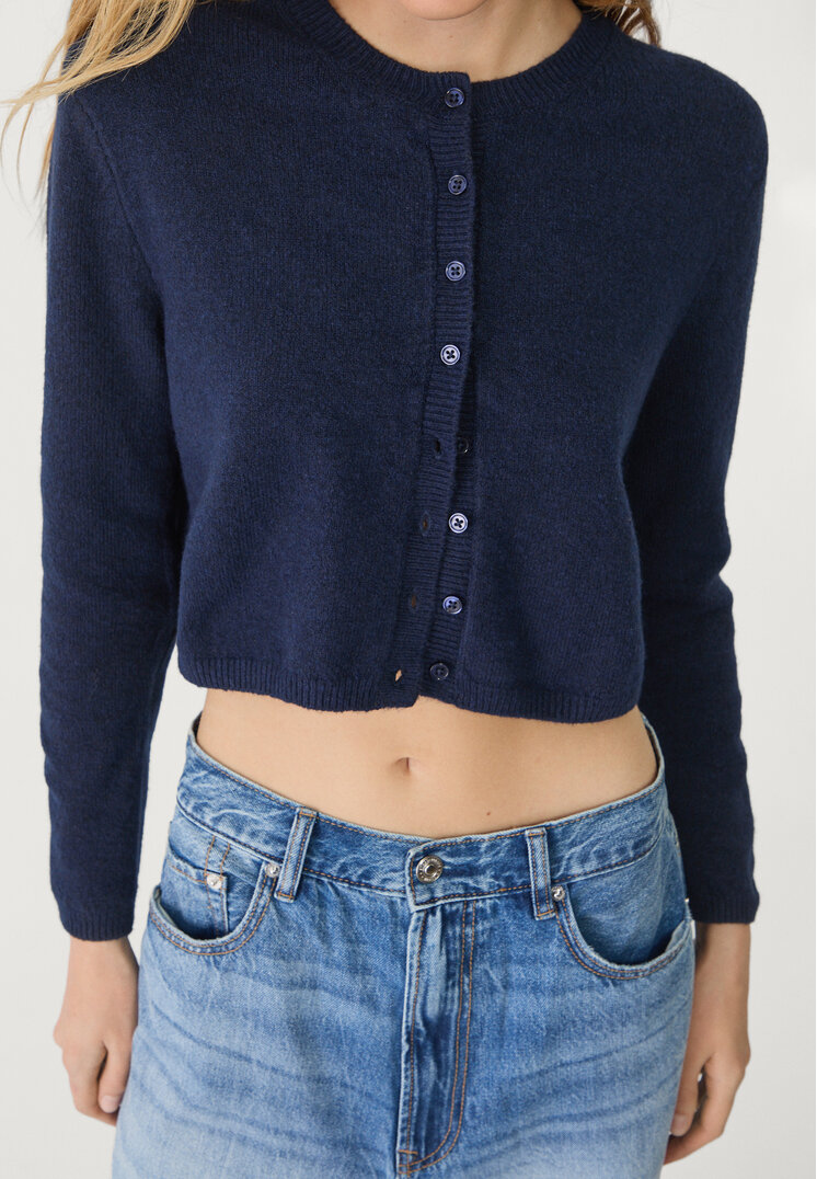 chaqueta punto botones