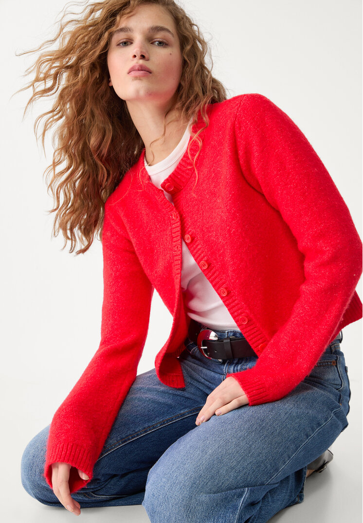 chaqueta punto botones