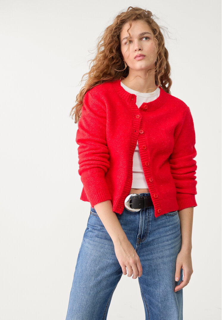 chaqueta punto botones