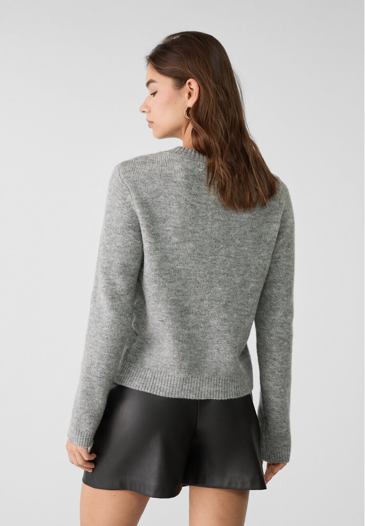 chaqueta punto botones