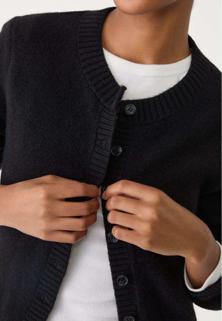 chaqueta punto botones