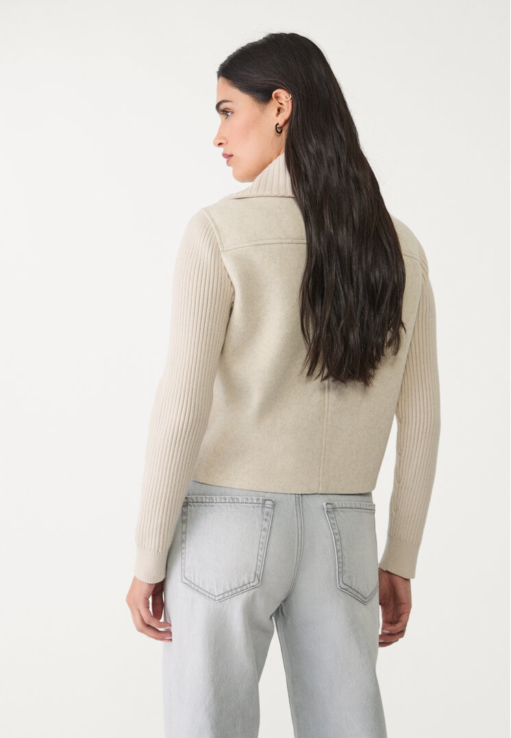 cazadora soft punto combinado