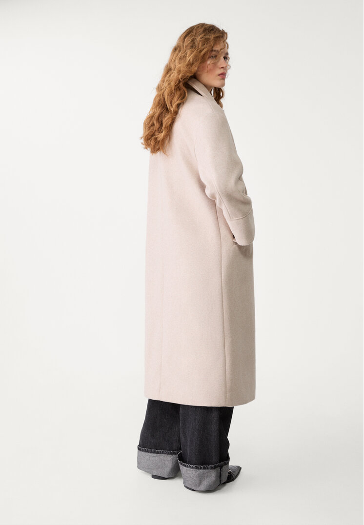 abrigo oversize tacto suave