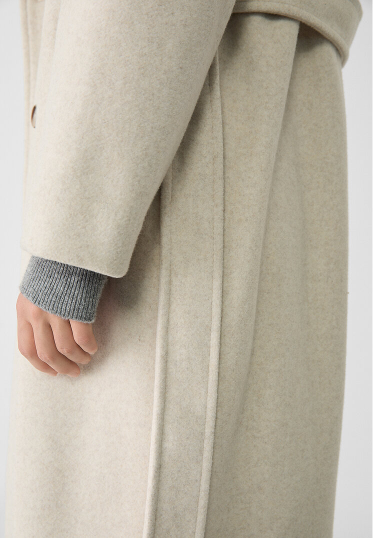 abrigo trench tacto suave
