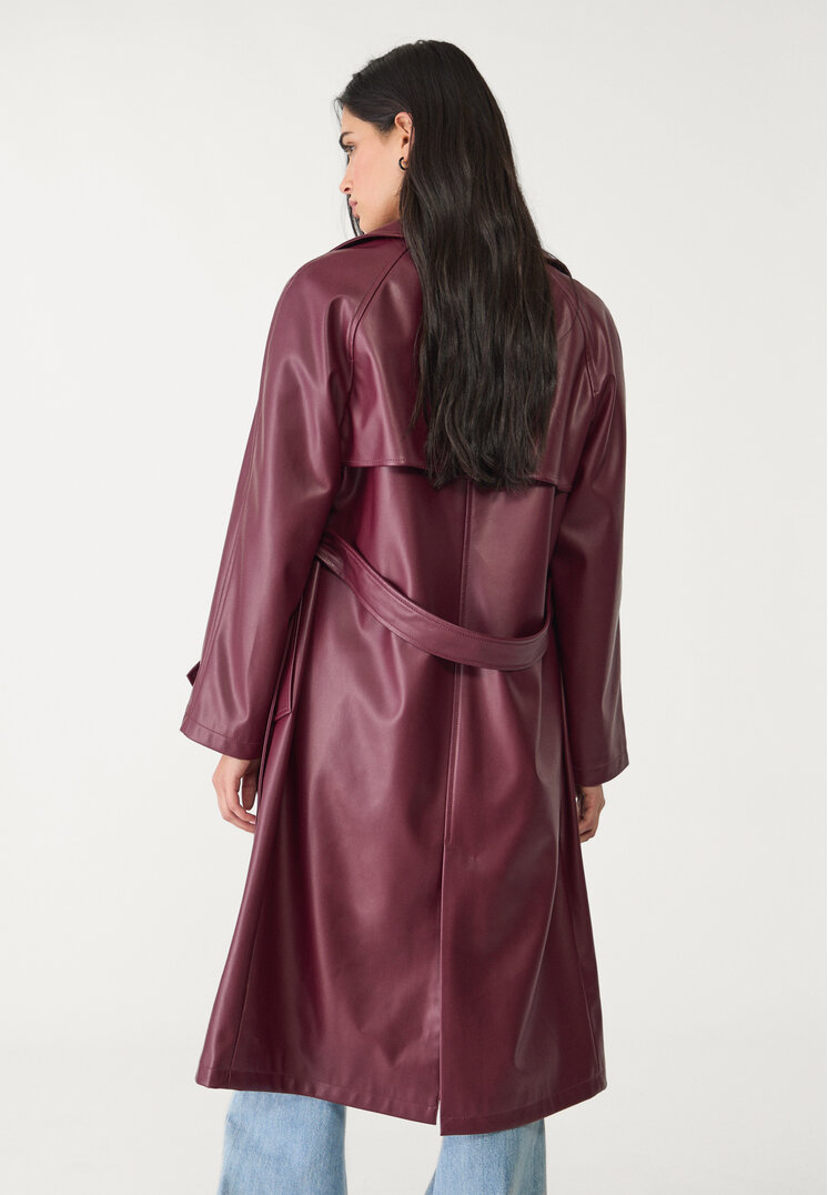 trench larga efecto piel