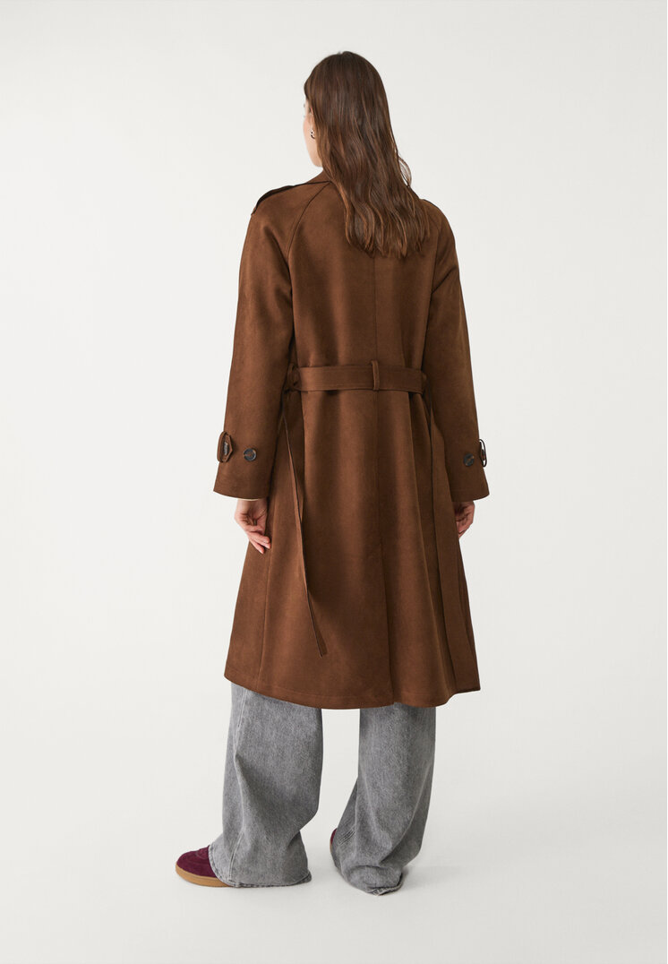 trench largo efecto ante