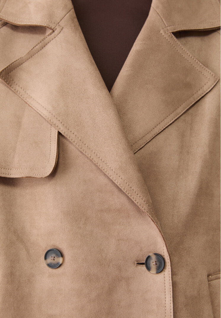 trench largo efecto ante