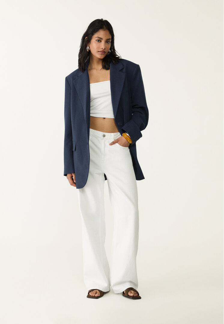 americana oversize bolsillos